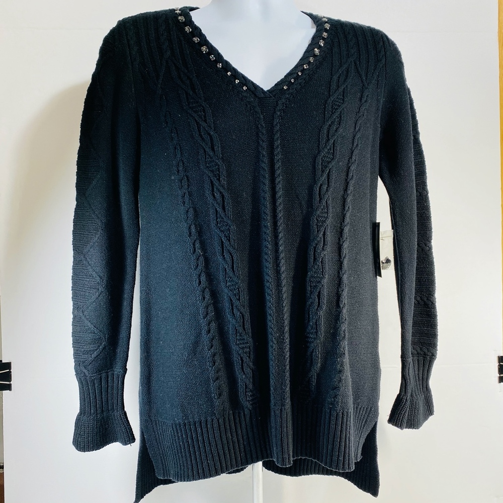 Simply Vera Wang Women's Pure Night Sweater Small